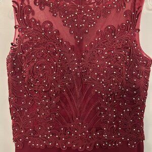 Beautiful Burgandy Formal Gown
